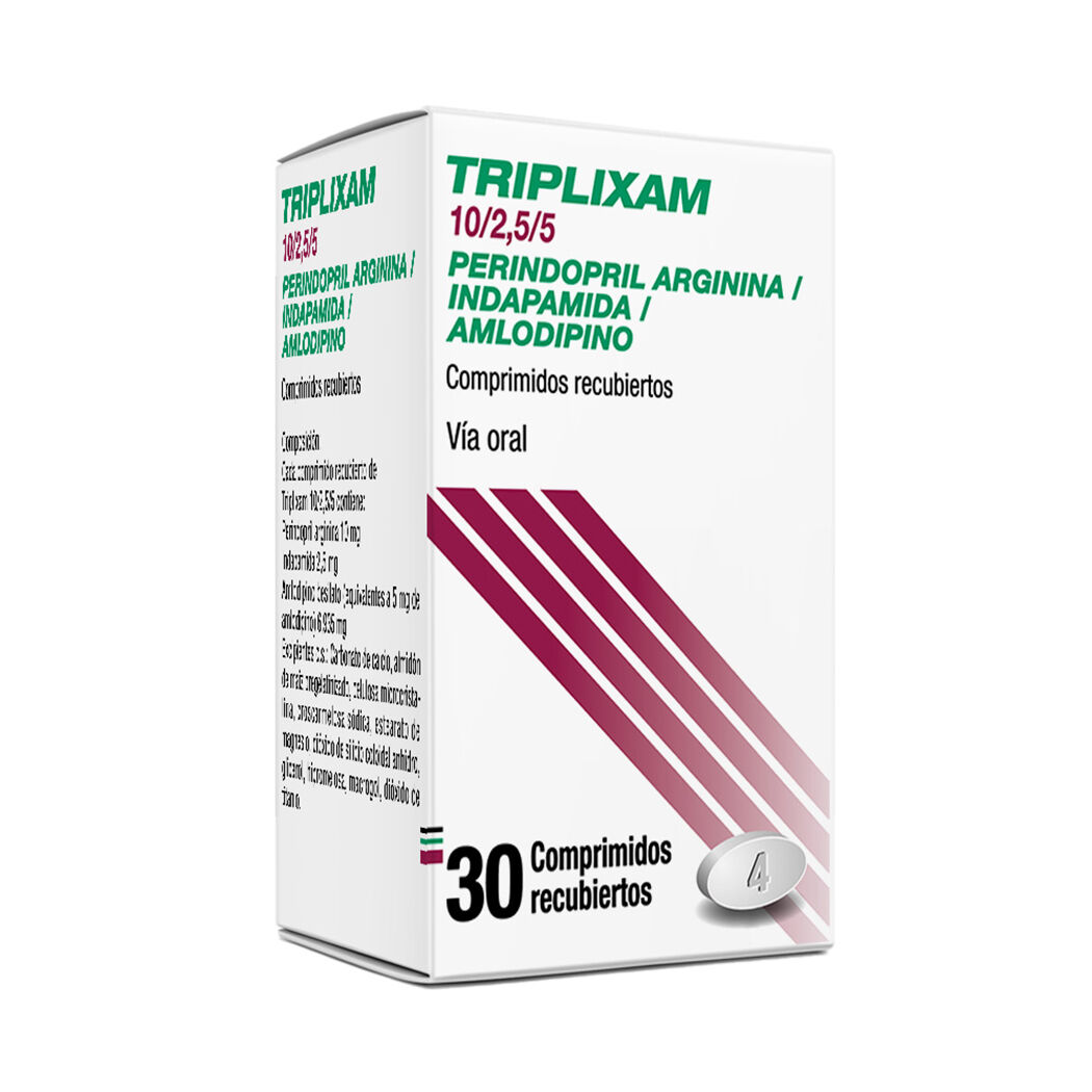 Triplixam 10/2.5/5 30 Comprimidos Recubiertos