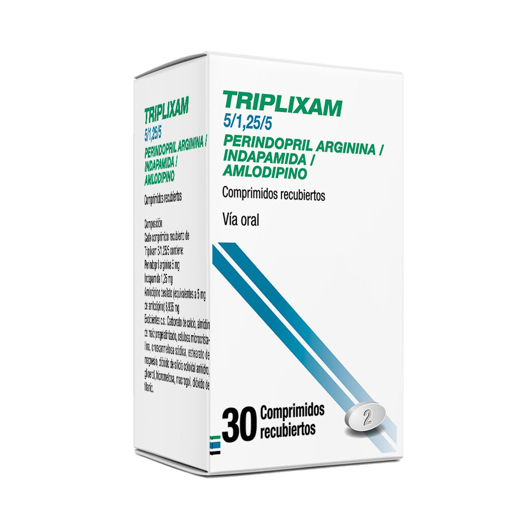 Triplixam 5/1.25/5 30 Comprimidos Recubiertos