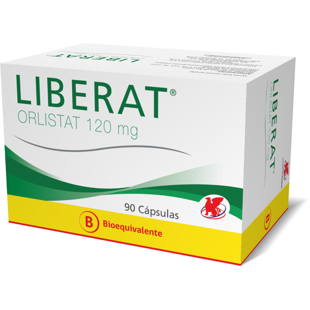 Liberat Orlistat 120mg 90 Cápsulas