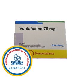 Venlafaxina (B) 75mg 30 Comprimidos Prolongados - Cenabast