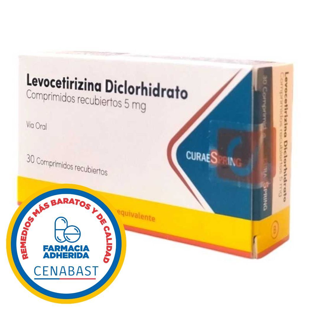 Levocetirizina (B) 5mg 30 Comprimidos Recubiertos - Cenabast
