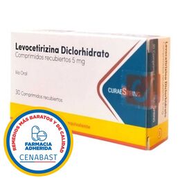Levocetirizina (B) 5mg 30 Comprimidos Recubiertos - Cenabast