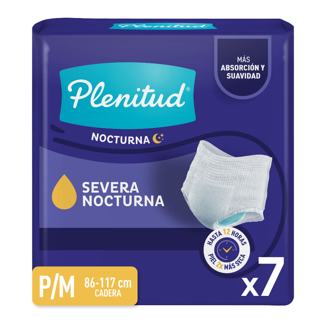 Ropa Interior Desechable Plenitud Nocturna P/M 7 Unidades