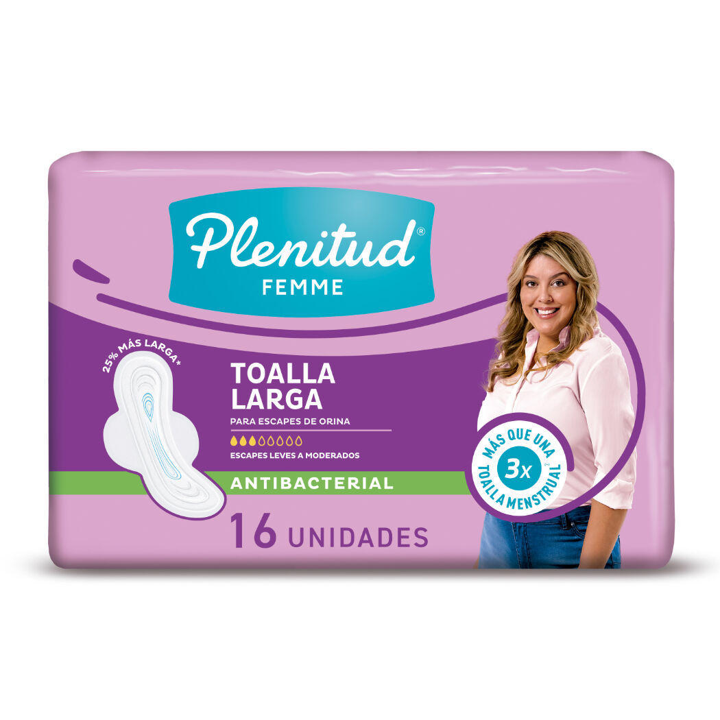 Toalla Plenitud Femme Larga 16 Unidades