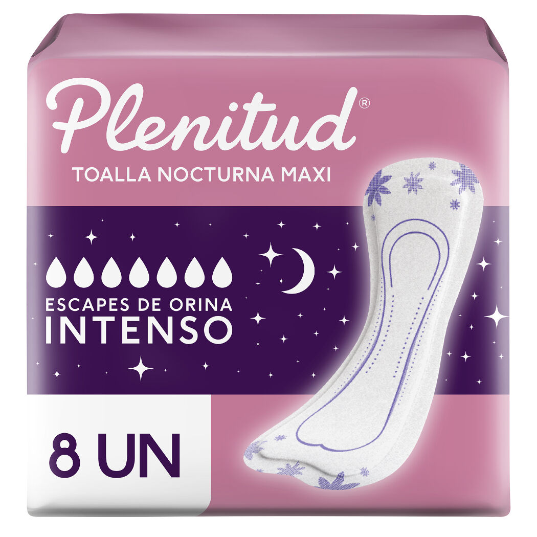 Toallas para Incontinencia Nocturna Plenitud Femme 8 Unidades