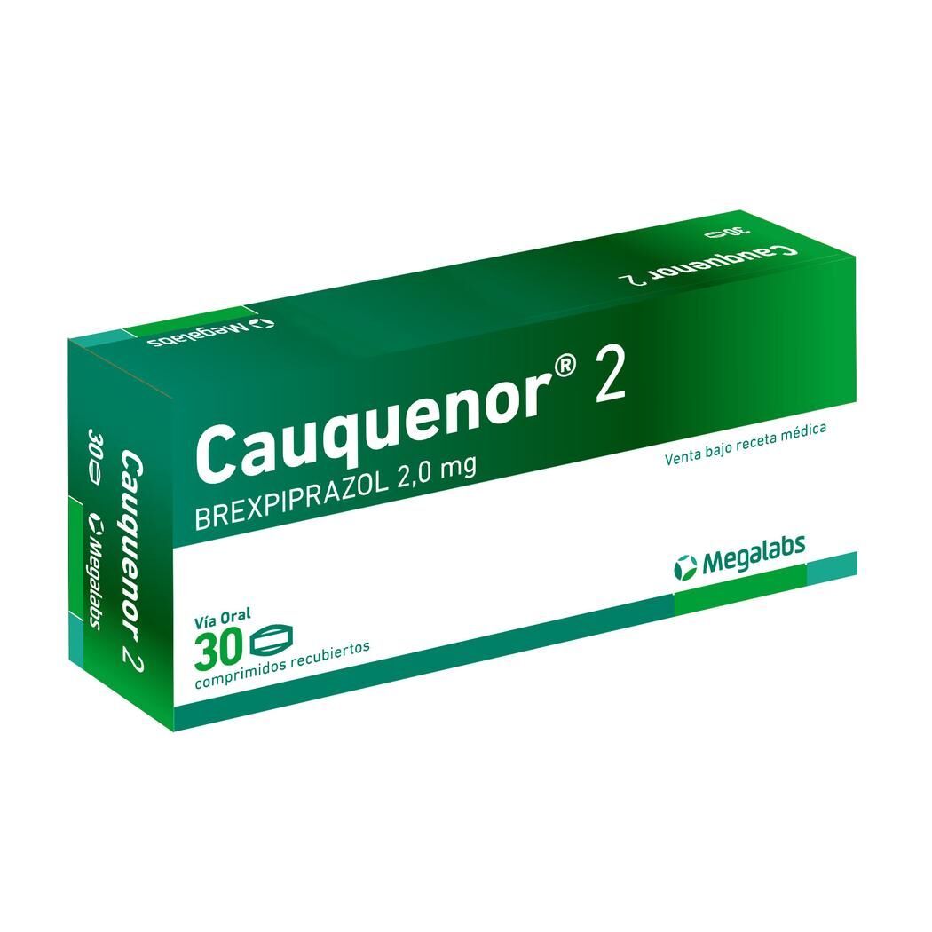 Cauquenor Brexipiprazol 2mg 30 Comprimidos Recubiertos