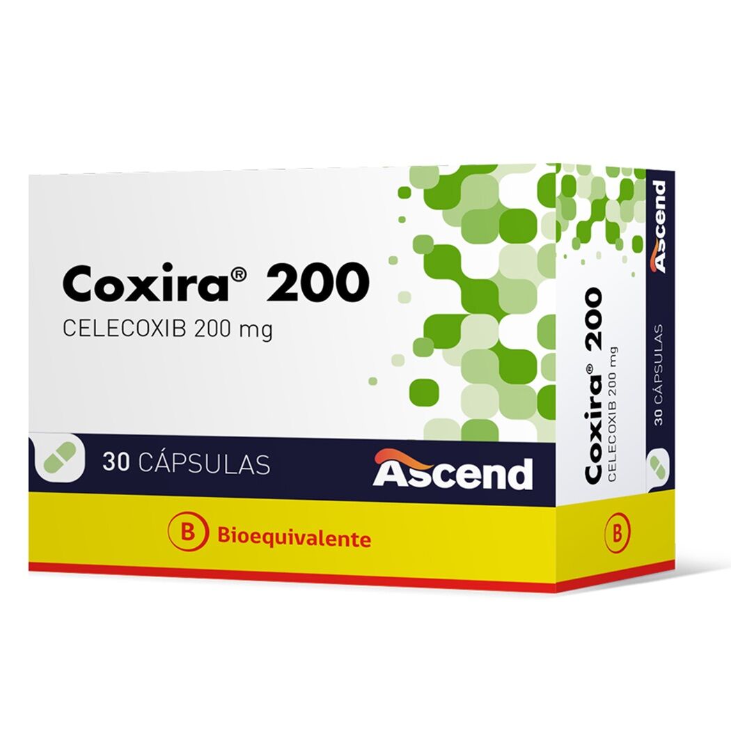 Coxira (B) Celecoxib 200mg 30 Cápsulas