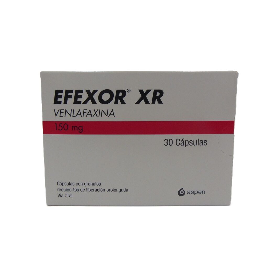 Efexor XR (R) Venlafaxina 150mg 30 Cápsulas 