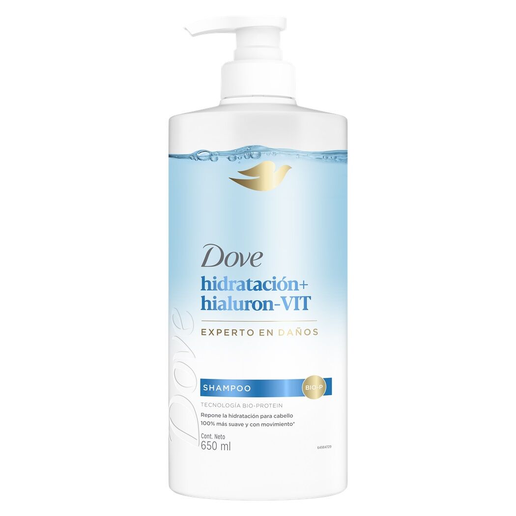 Dove Shampoo Hidratación + Hilauron-VIT 650ml