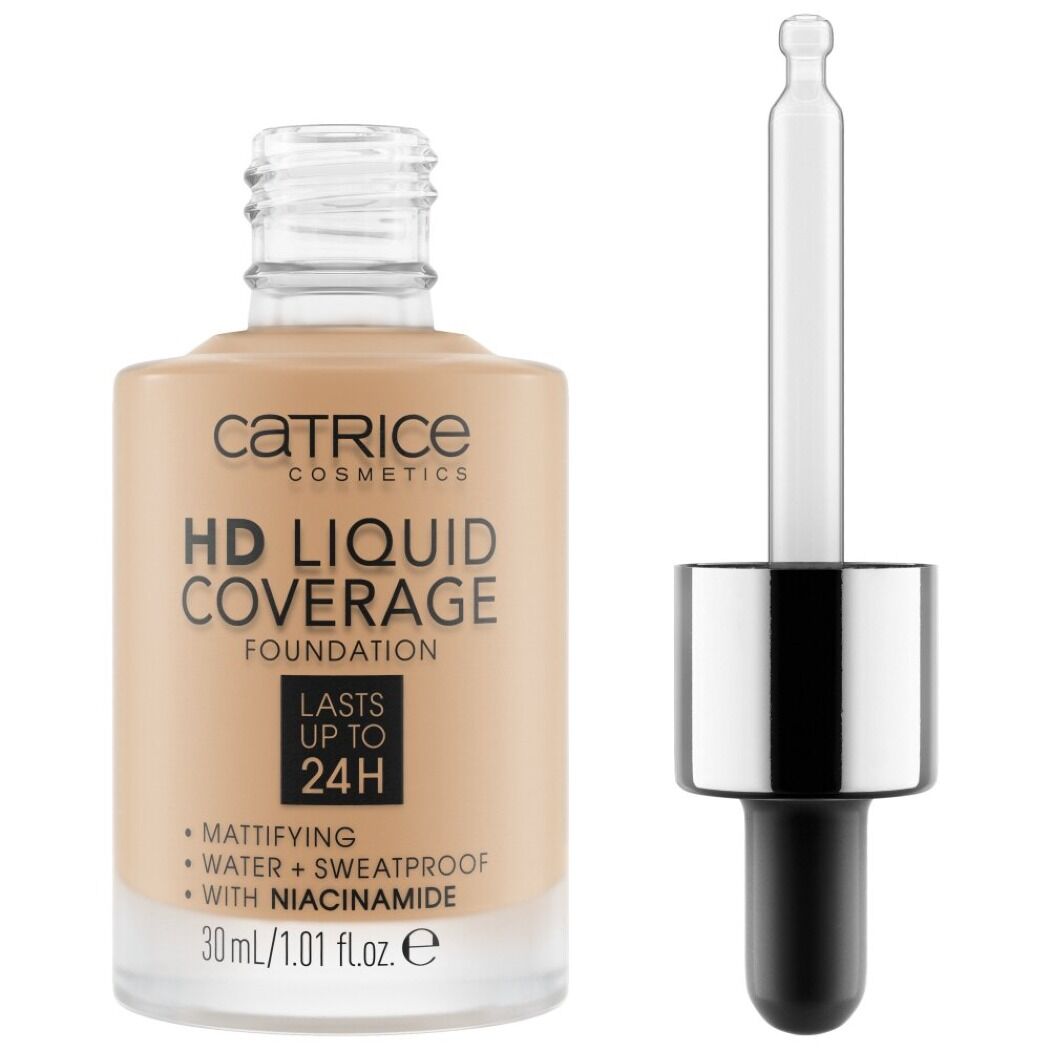 Base De Maquillaje Hd Liquid Coverage Nude Beige