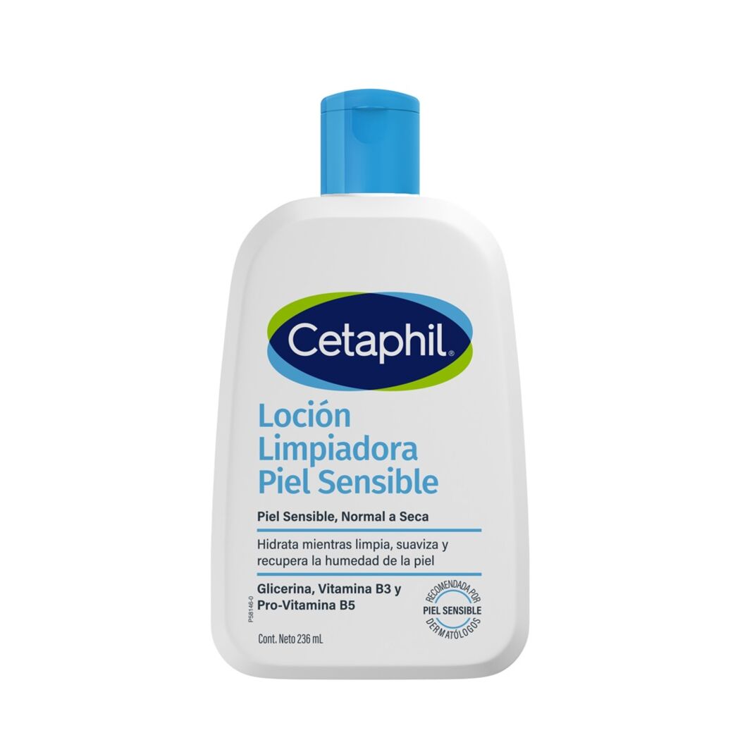 Limpiador Facial Piel Seca y Sensible Cetaphil 236ml