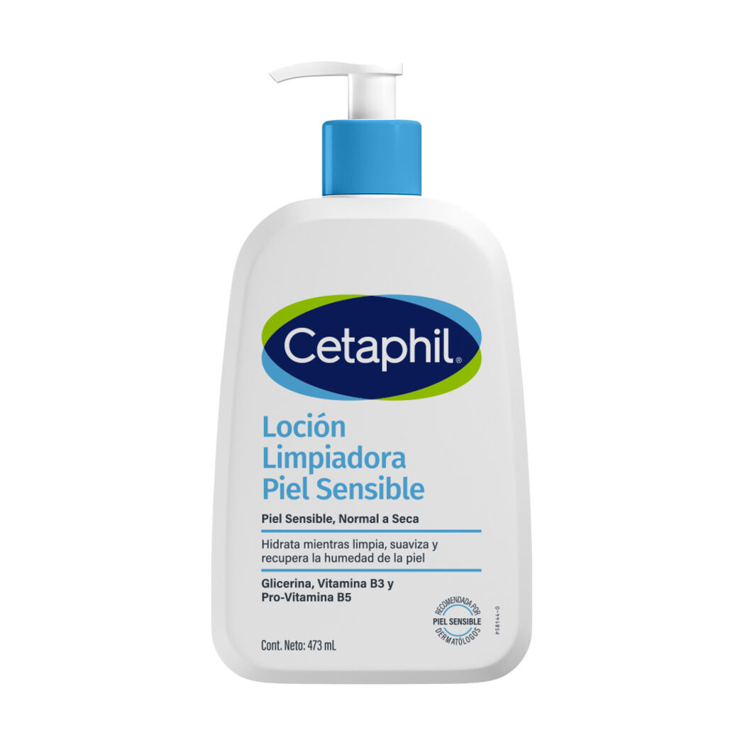 Limpiador Facial Piel Seca y Sensible Cetaphil 473ml