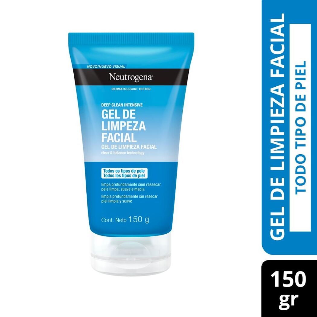 Gel de Limpieza Facial Neutrogena Deep Clean Intensive 150g