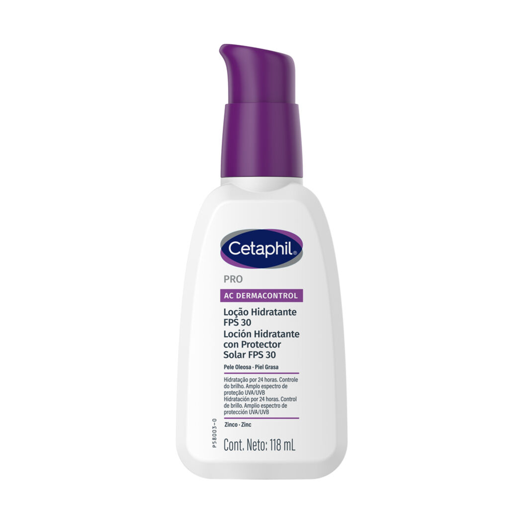 Crema Hidratante Pro AC Piel Grasa FPS30 Cetaphil 118ml