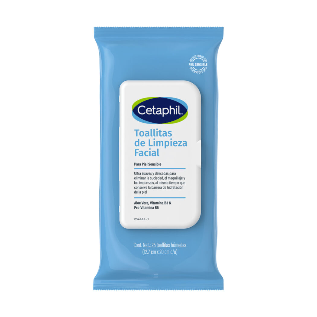 Toallitas Desmaquillantes Cetaphil 25 Unidades