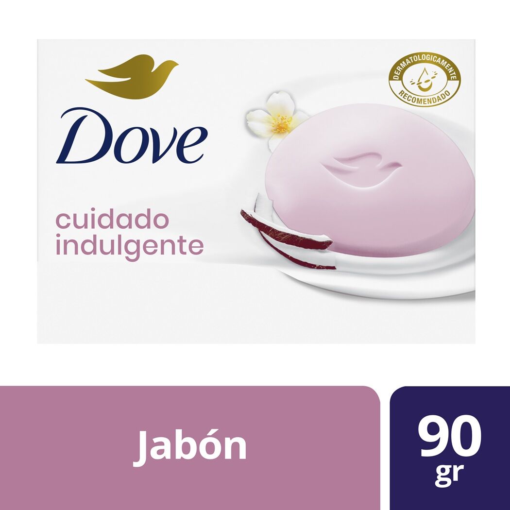Dove Jabón Barra Cuidado Indulgente 90g