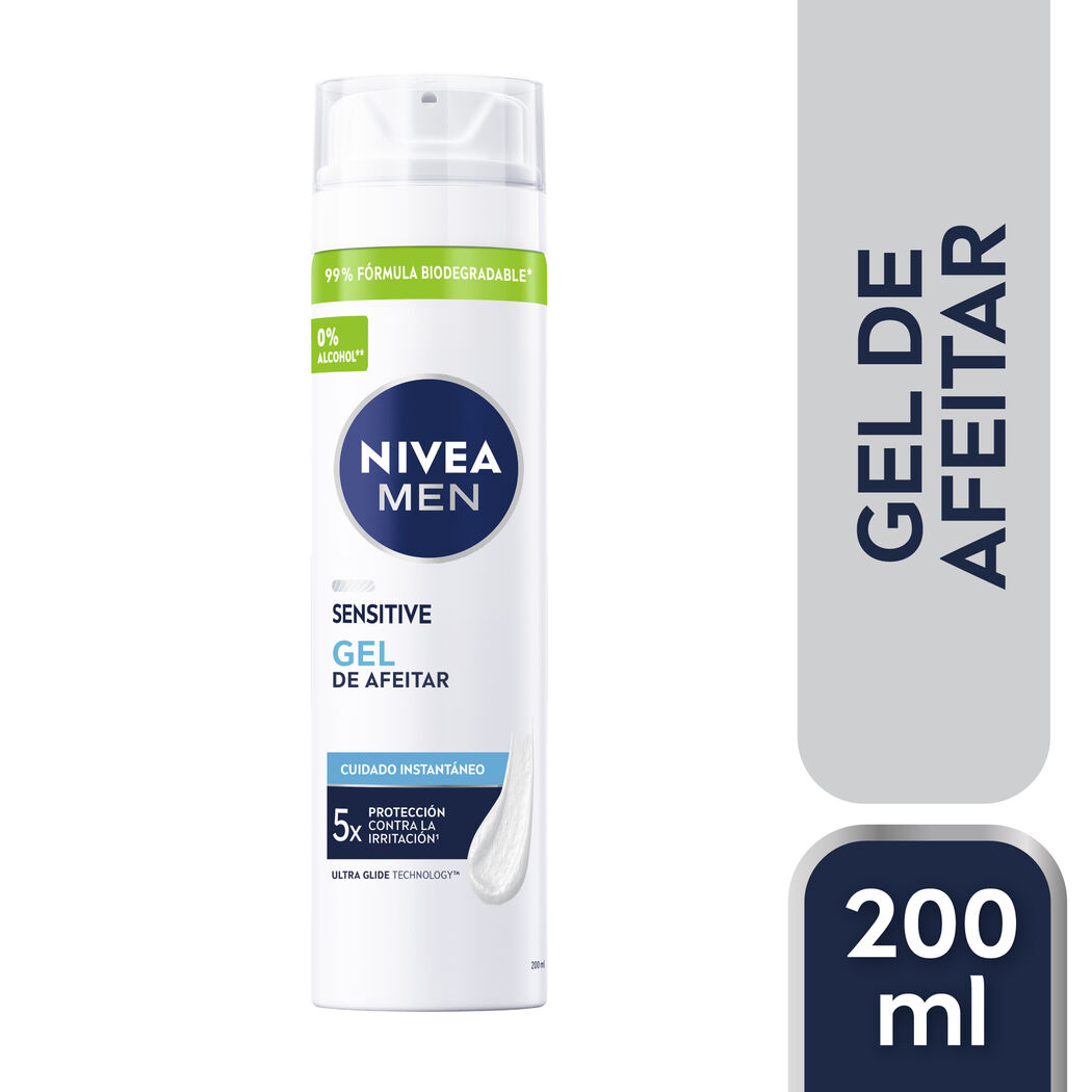 NIVEA MEN Gel De Afeitar Sensitive 200ml