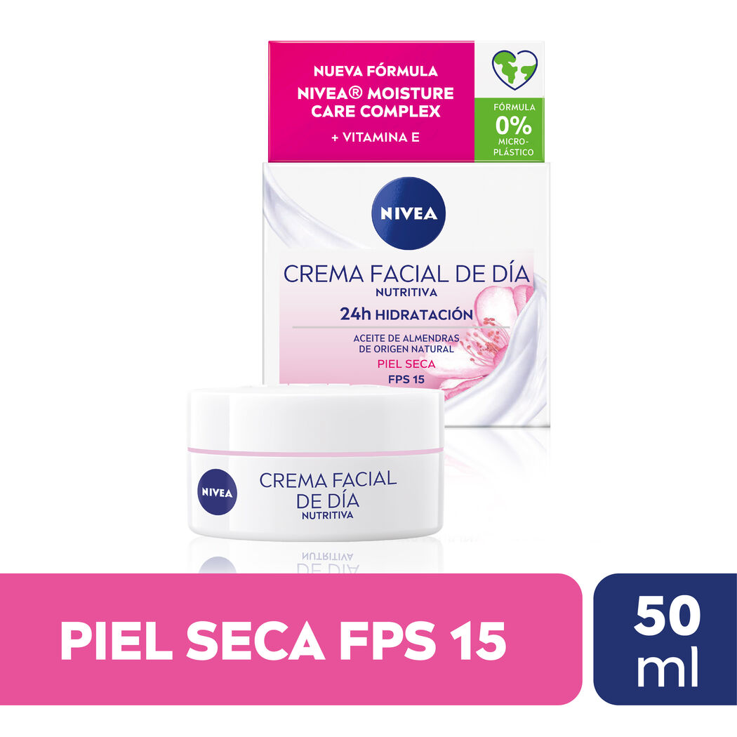 NIVEA Crema Facial Hidratante Intensiva Día FPS15 50ml
