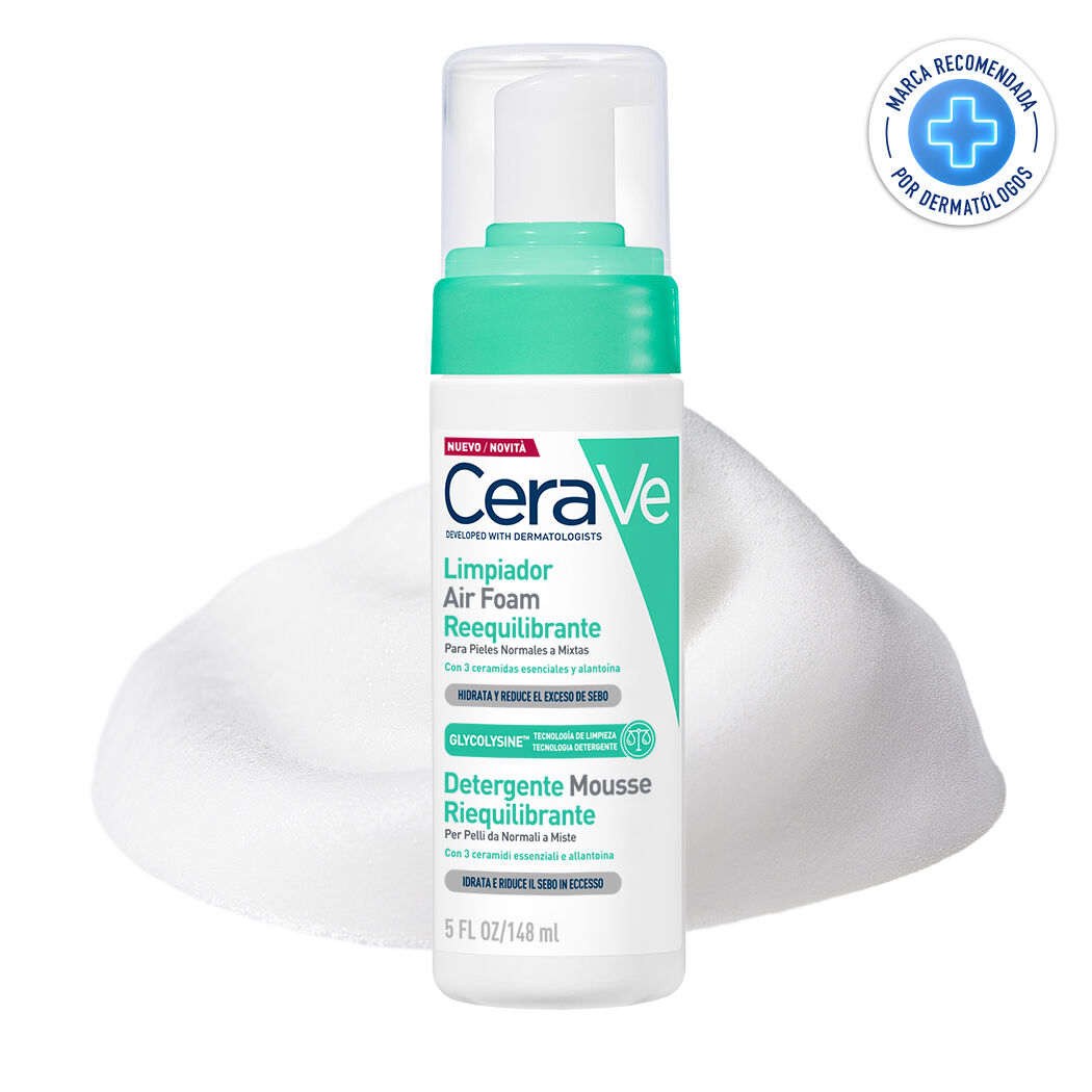 Limpiador Air Foam Reequilibrante 148ml CeraVe