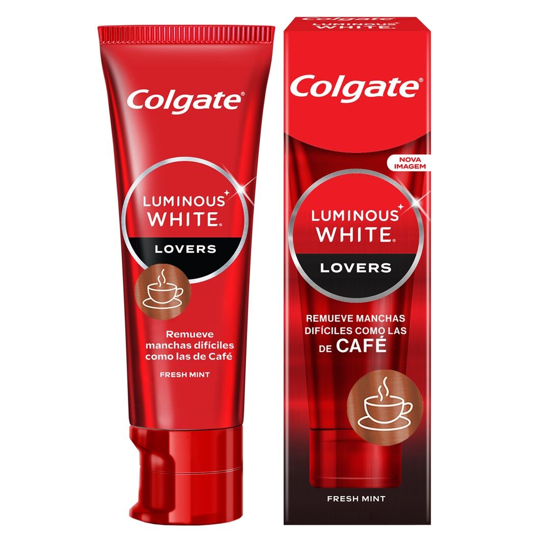 Pasta Dental Colgate Luminous Lovers Cafe 70g