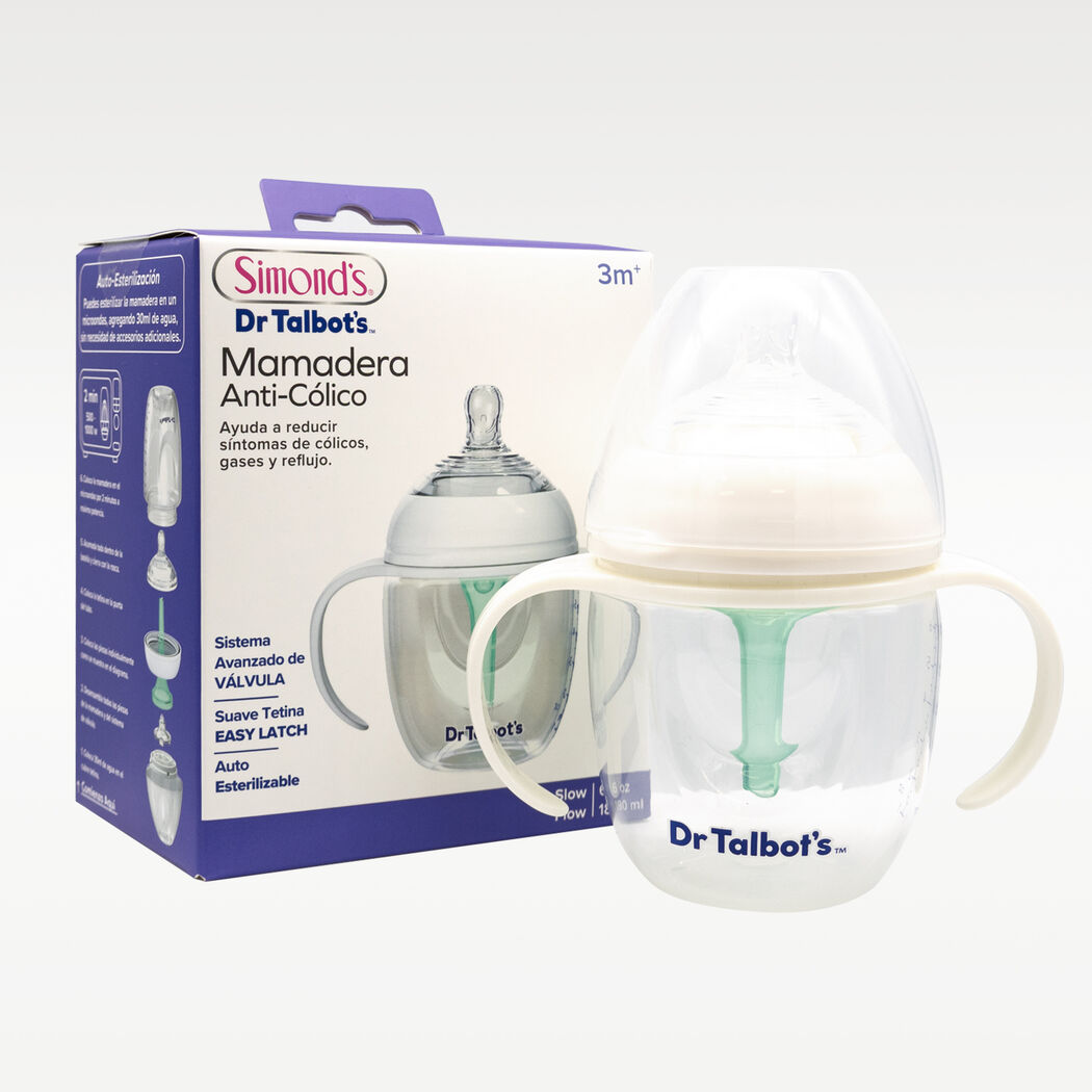 Simond's Dr. Talbots Mamadera anti cólico con asas 180ml