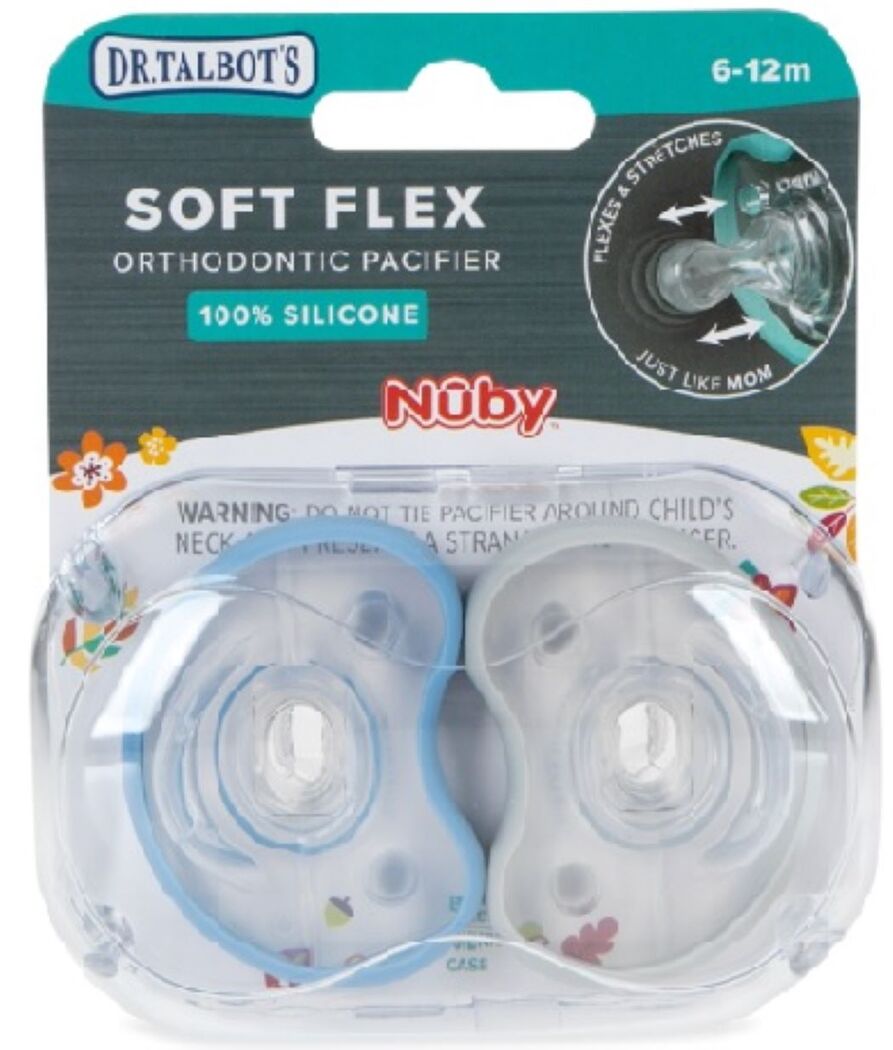 Simond's Dr. Talbots Chupete Ortodóncico 100% silicona soft