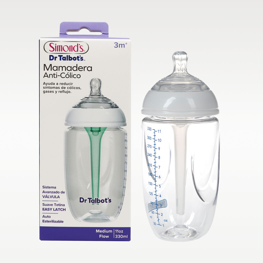 Simonds Mamadera Dr.Talbots anti cólico autoesteriliza 330ml