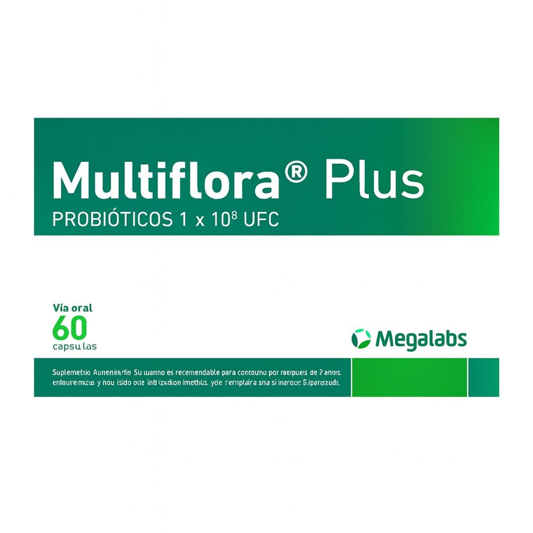 Probioticos Flora Intestinal 60 Cápsulas