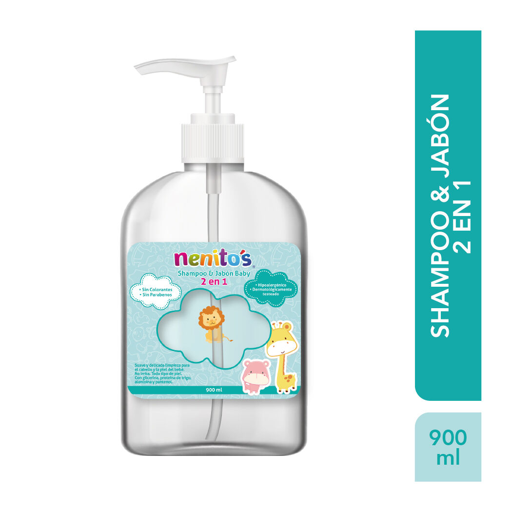 Nenitos Shampoo y Jabón Baby 2 en 1 900ml