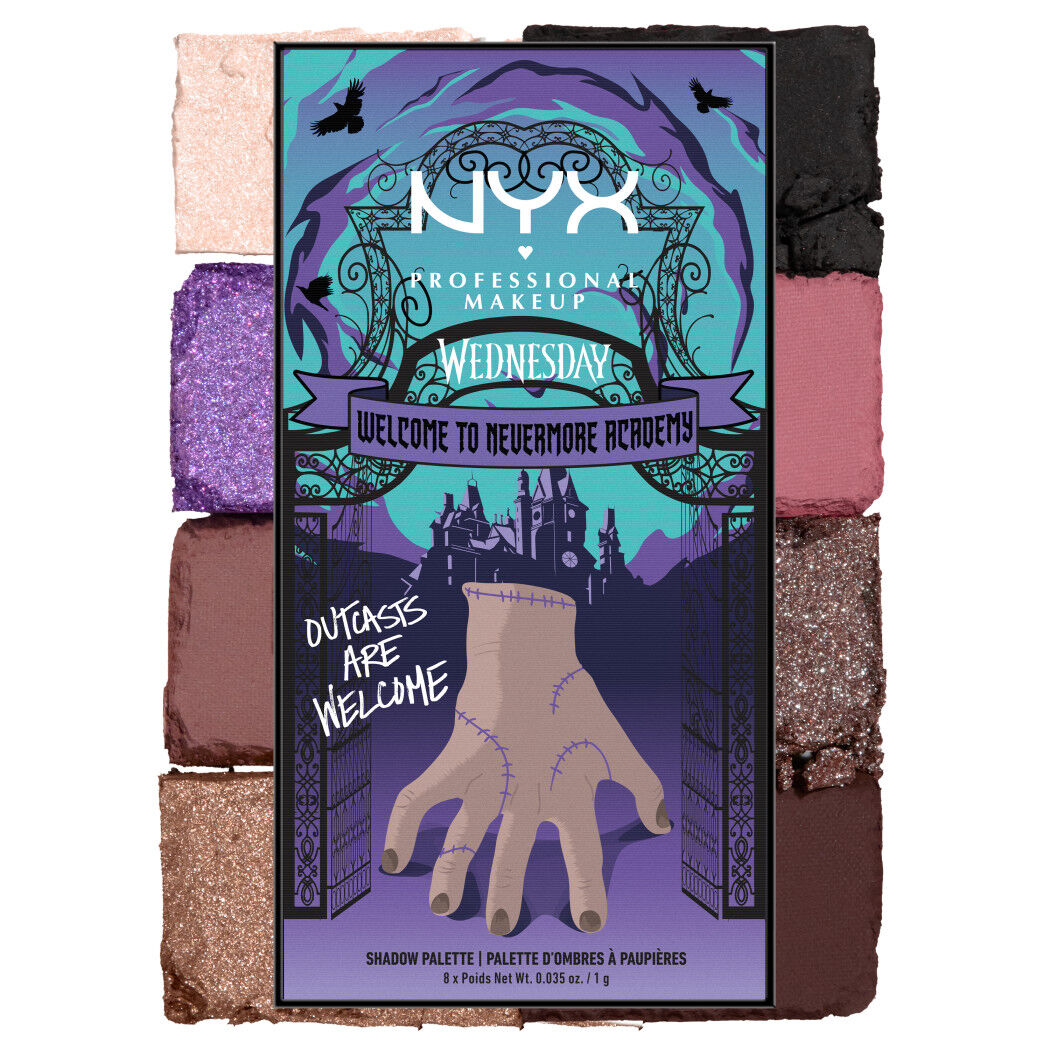 NYX Wednesday The Nevermore Academy Eye Shadow Palette