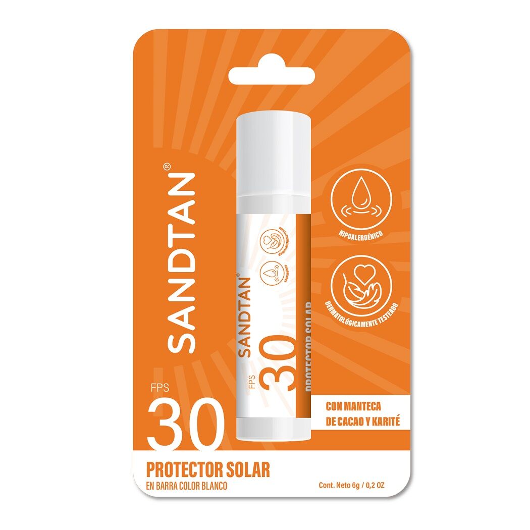 Sandtan Stick Barra Solar Blanco 15g