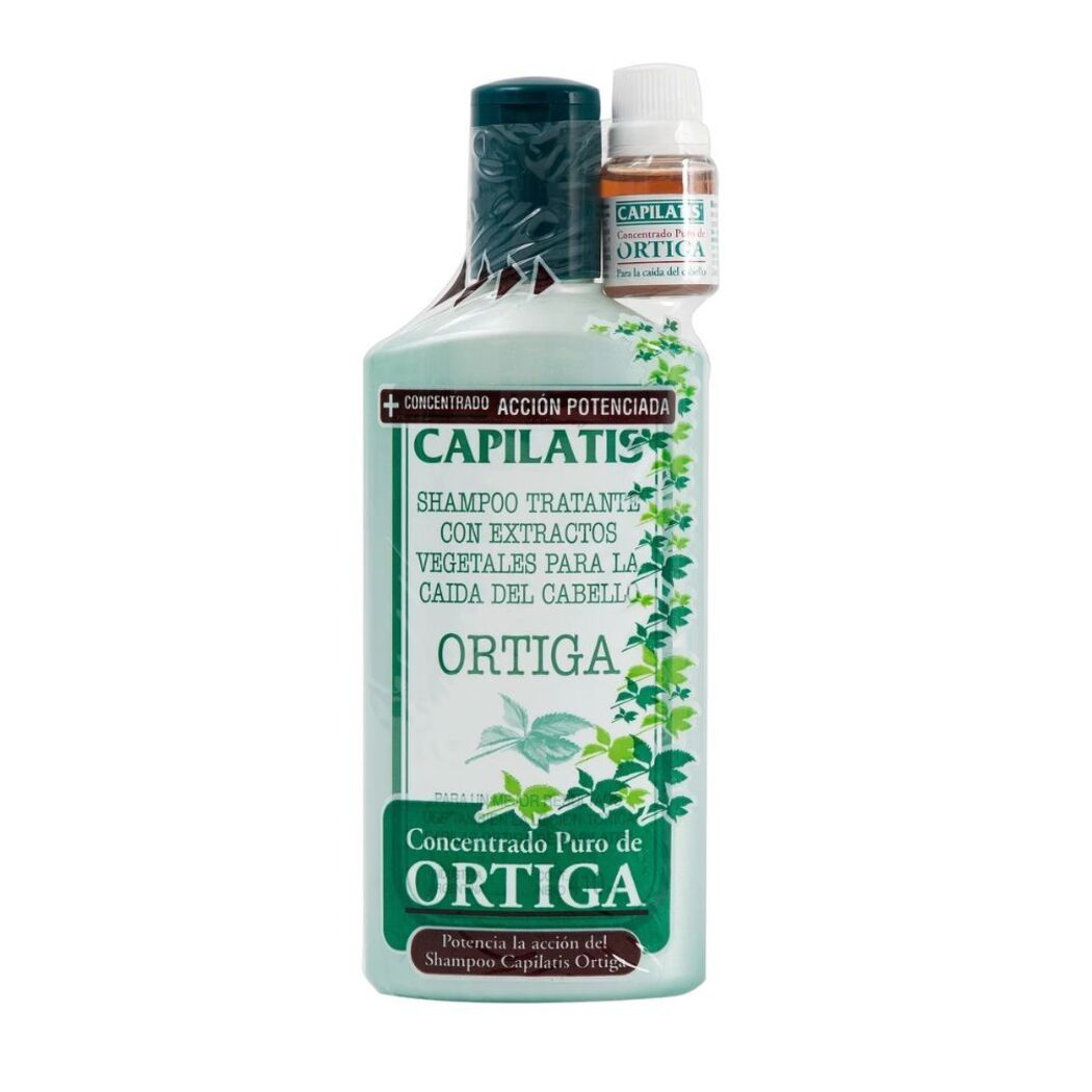 Shampoo Ortiga + Concentrado Puro de Ortiga