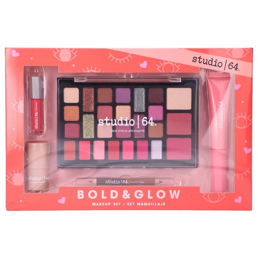 Set De Maquillaje Bold Y Glow