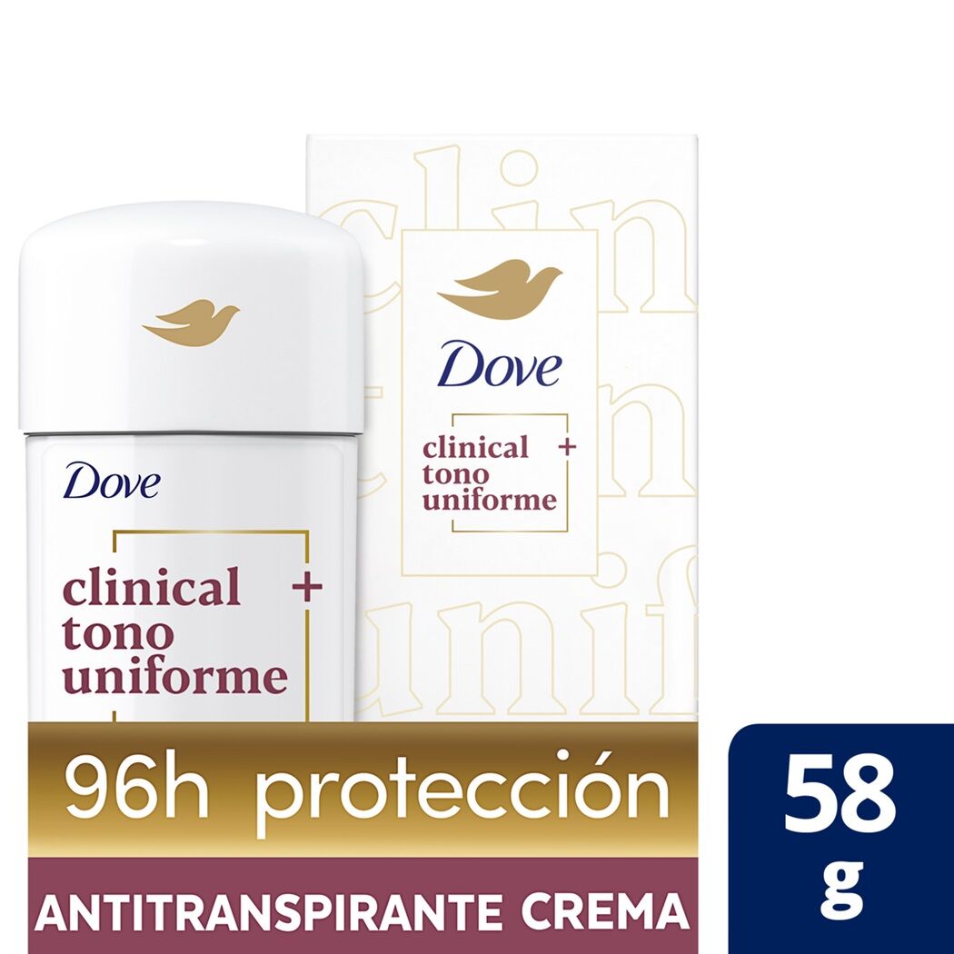Dove Deo Clinical Barra Tono Uniforme 58g