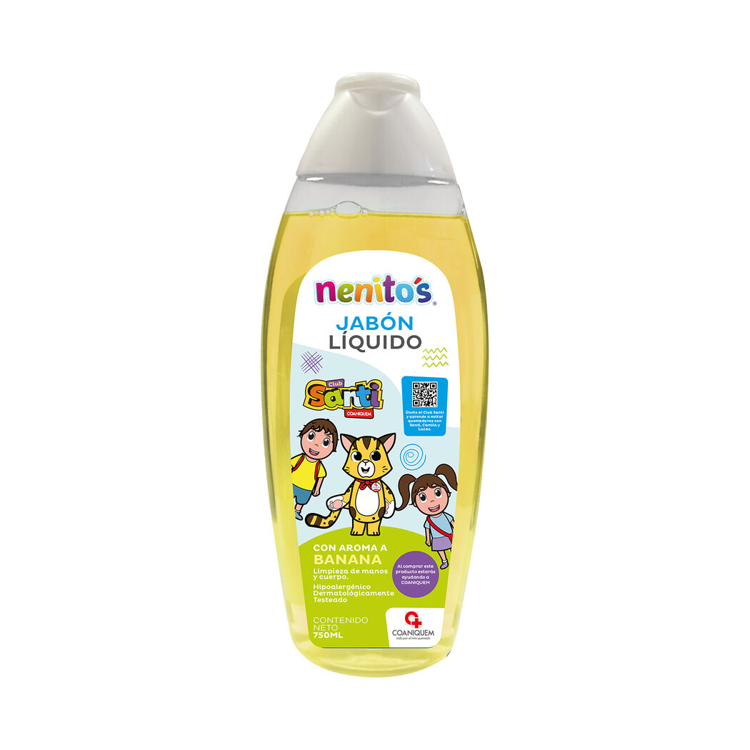 Nenitos by Coaniquem Jabón Líquido Banana 750ml