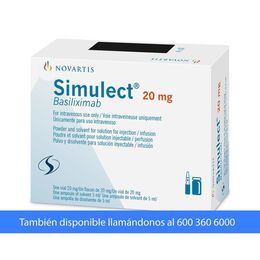 Simulect Basilixmab 20mg 1 Ampolla