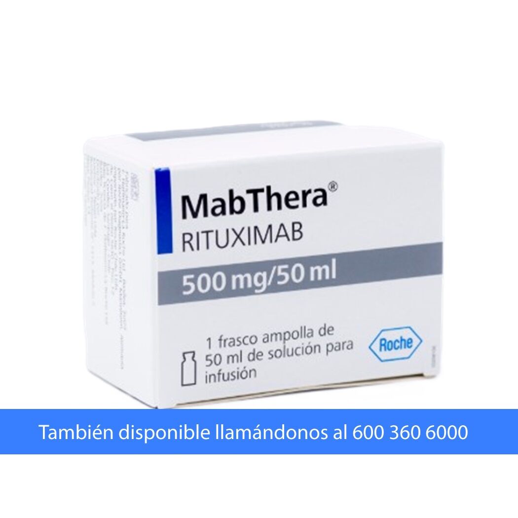 Mabthera Rituximab 500mg/50ml Inyectable 1 Ampolla