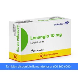 Lenangio (B) Lenalidomida 10mg 21 Cápsulas