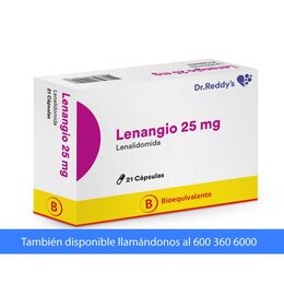 Lenangio (B) Lenalidomida 25mg 21 Cápsulas