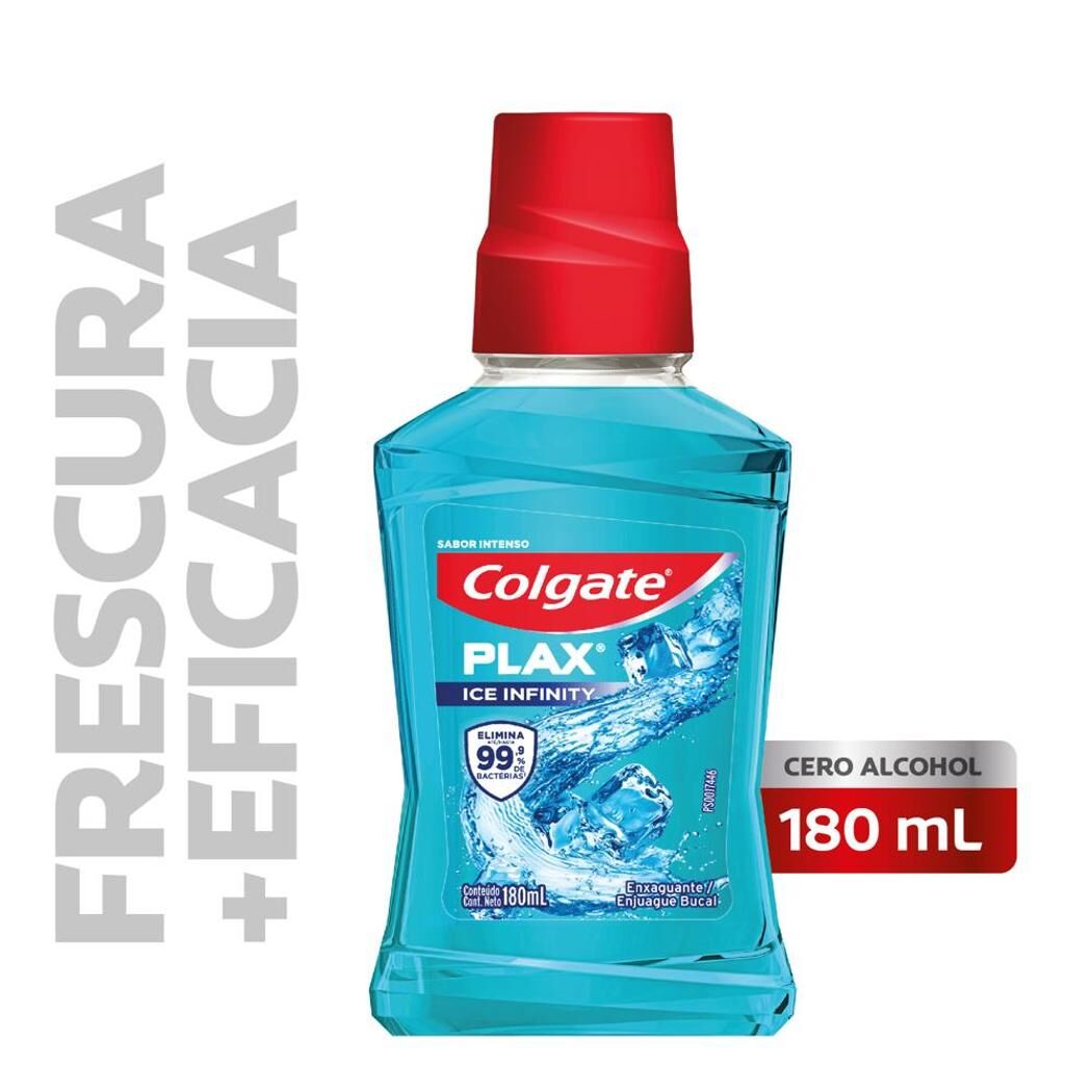 Enjuague Bucal Colgate Plax Ice Infinity 180ml