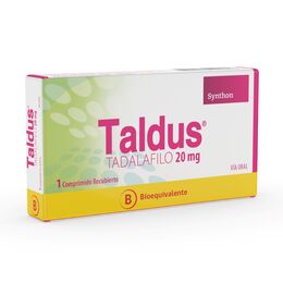 Taldus (B) Tadalafilo 20mg 1 Comprimido Recubierto