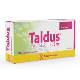 Taldus (B) Tadalafilo 5mg 30 Comprimidos Recubiertos