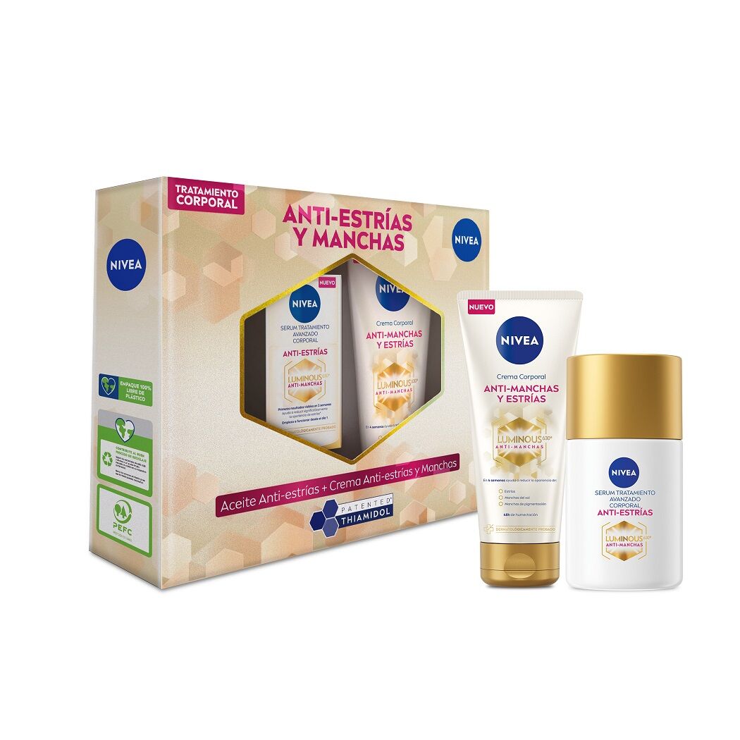 NIVEA Pack Luminous630 Body Serum 100ml + Crema 200ml
