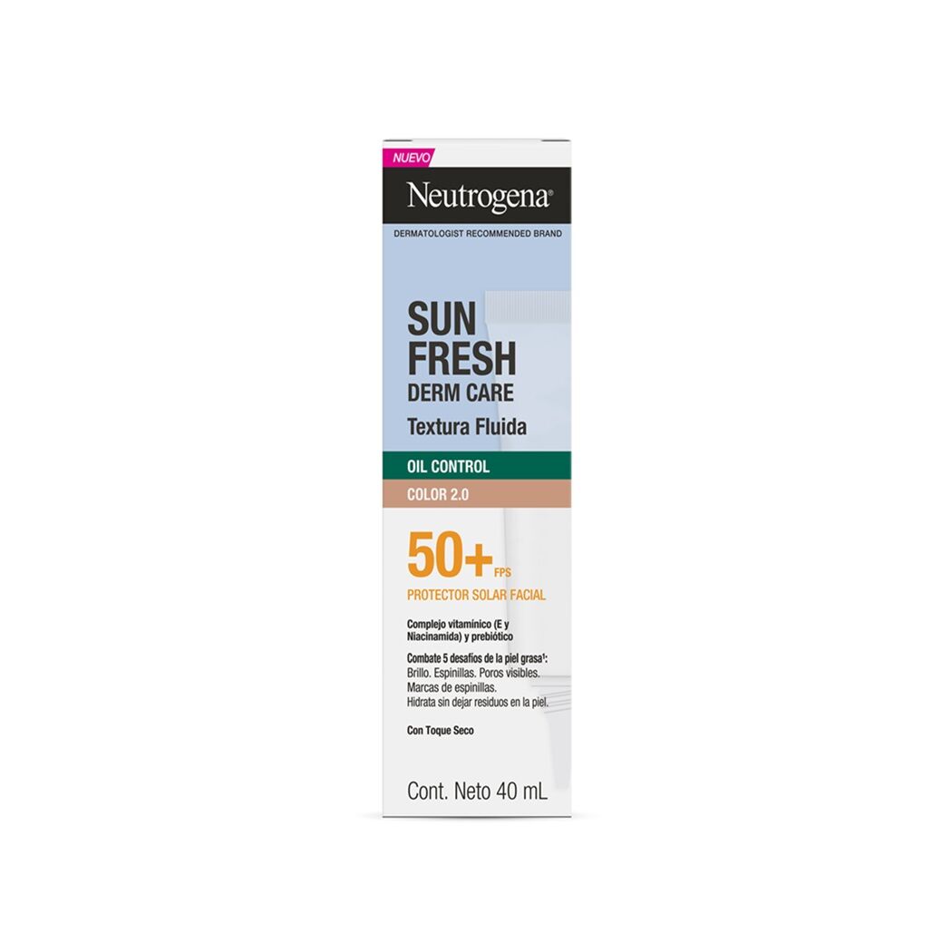 Neutrogena Facial Sun Fresh textura fluída F50 40ml 
