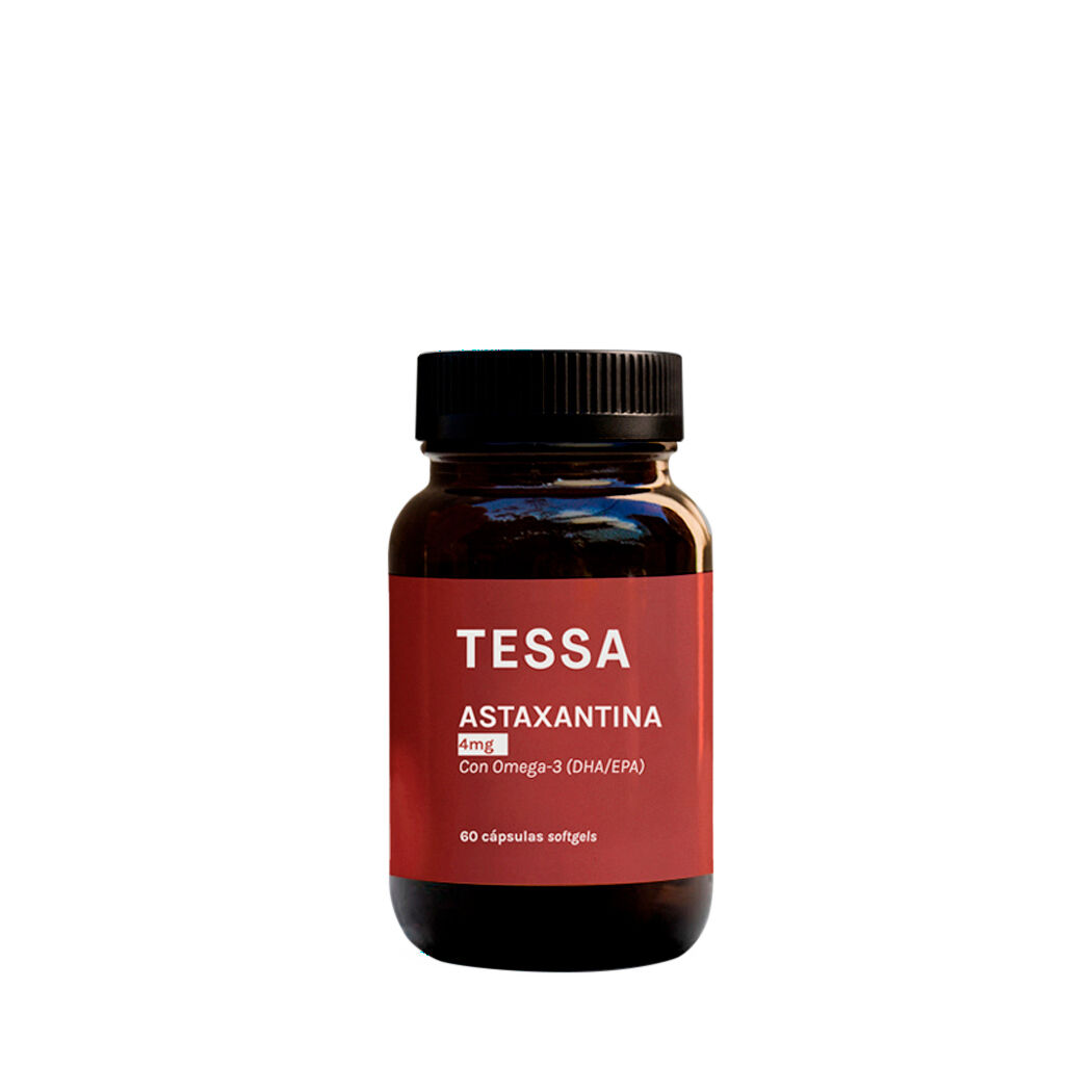 Tessa Astaxantina 4mg Softgel 60 Cápsulas