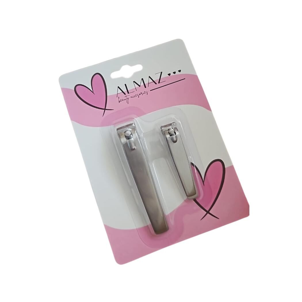 Par de Corta Uñas Plateado Almaz