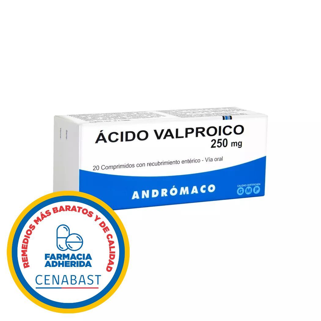 Ácido Valproico 250mg 20 Comprimidos Recubiertos - Cenabast