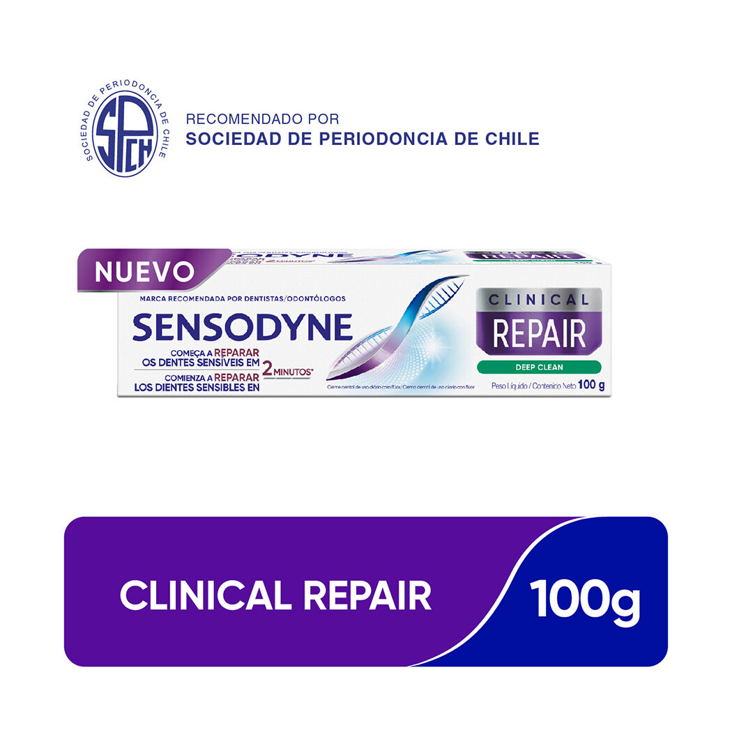 Sensodyne Clinical Repair Deep Clean Pasta Dental 100g