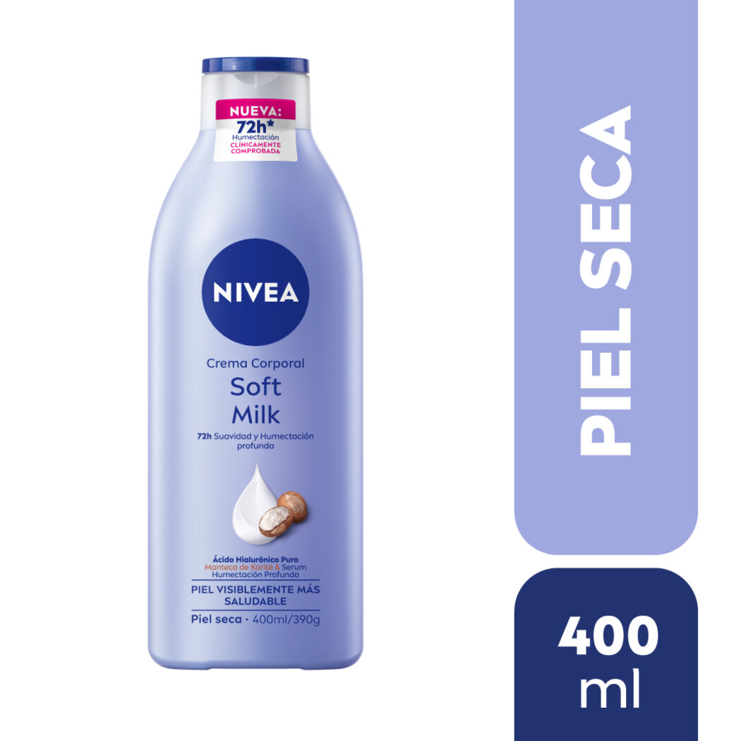 NIVEA Crema Corporal Soft Milk 400ml