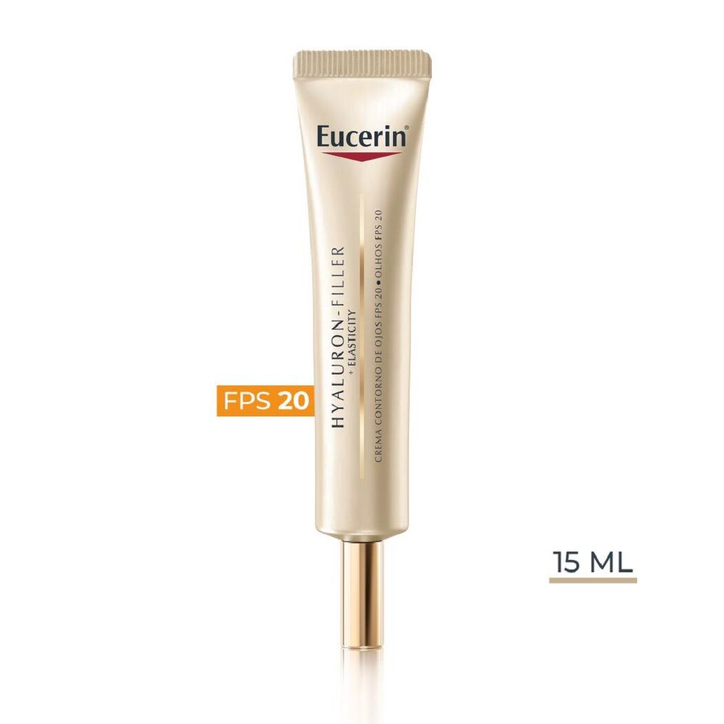 Eucerin Hyaluron Filler + Elasticity Eyes Crema Contorno de Ojos Antiarrugas 15ml